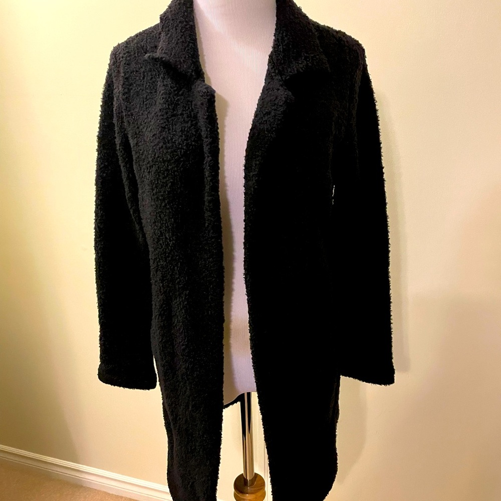 Super cozy Line cardigan, 76 % merino wool
